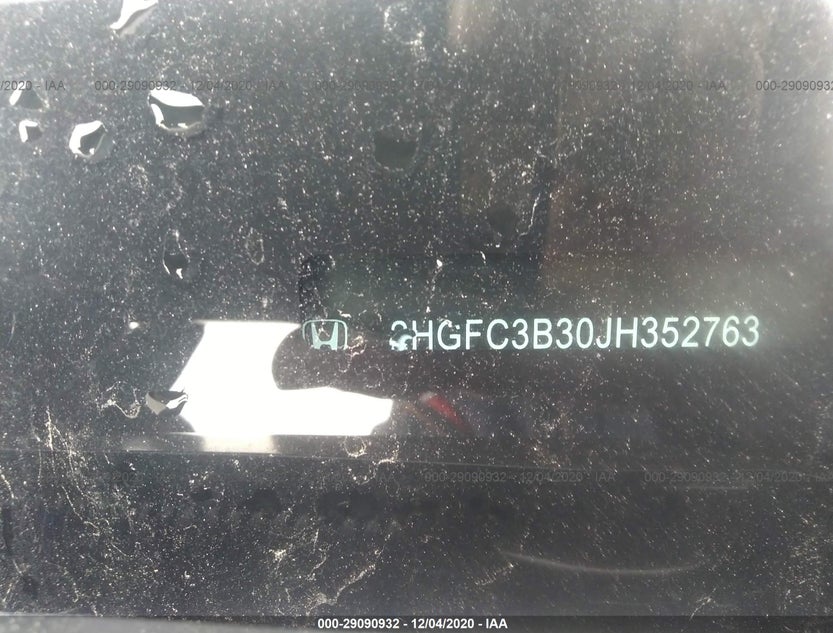 2HGFC3B30JH352763