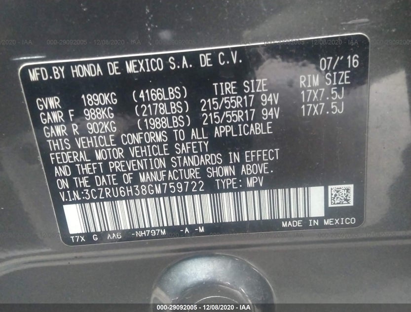 3CZRU6H38GM759722