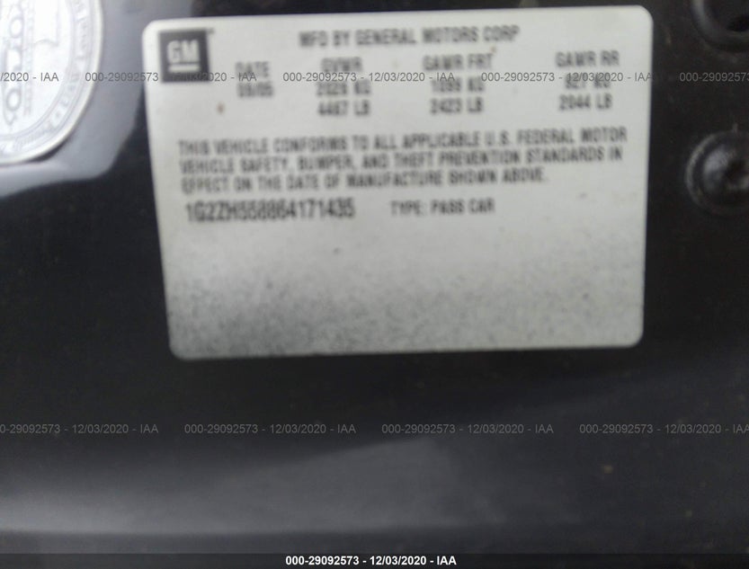 1G2ZH558864171435