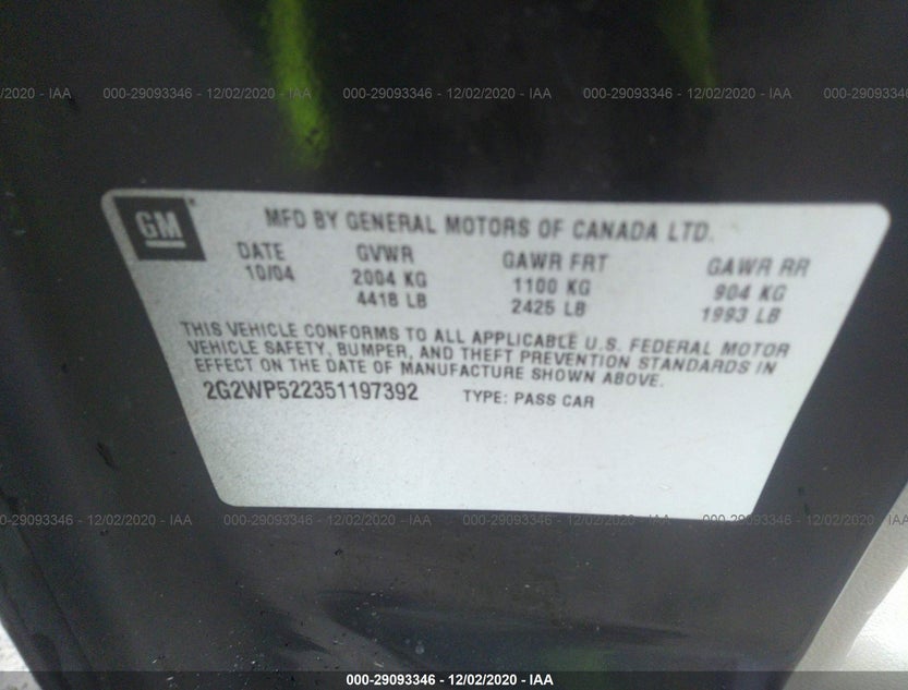 2G2WP522351197392