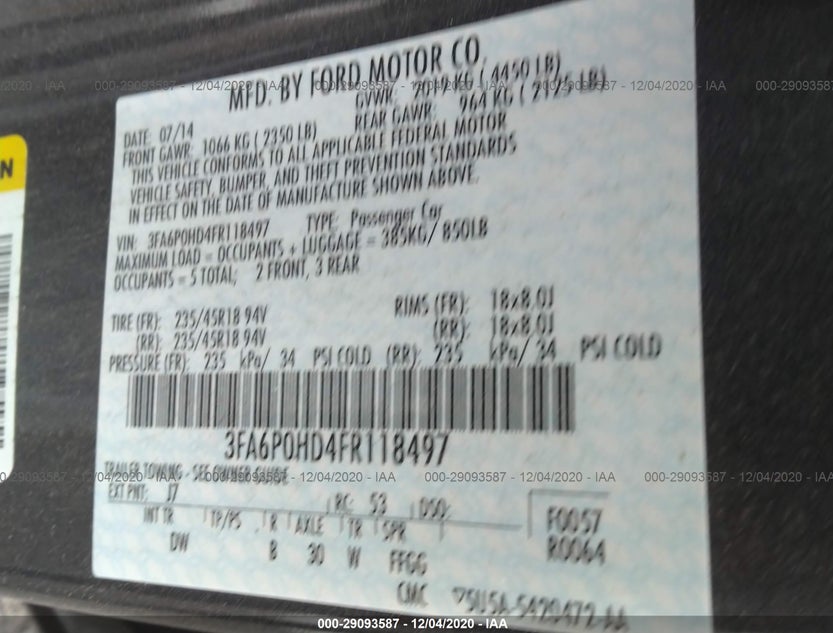 3FA6P0HD4FR118497