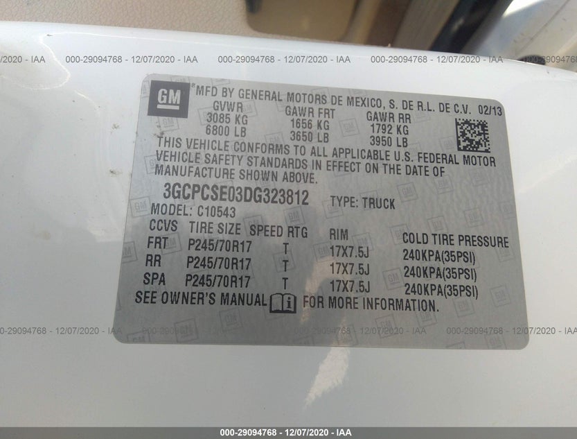 3GCPCSE03DG323812