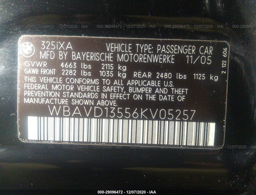WBAVD13556KV05257