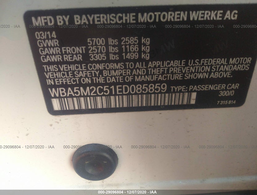 WBA5M2C51ED085859