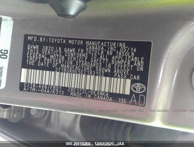 2T1BURHE5EC183152
