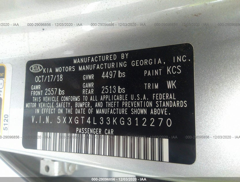 5XXGT4L33KG312270