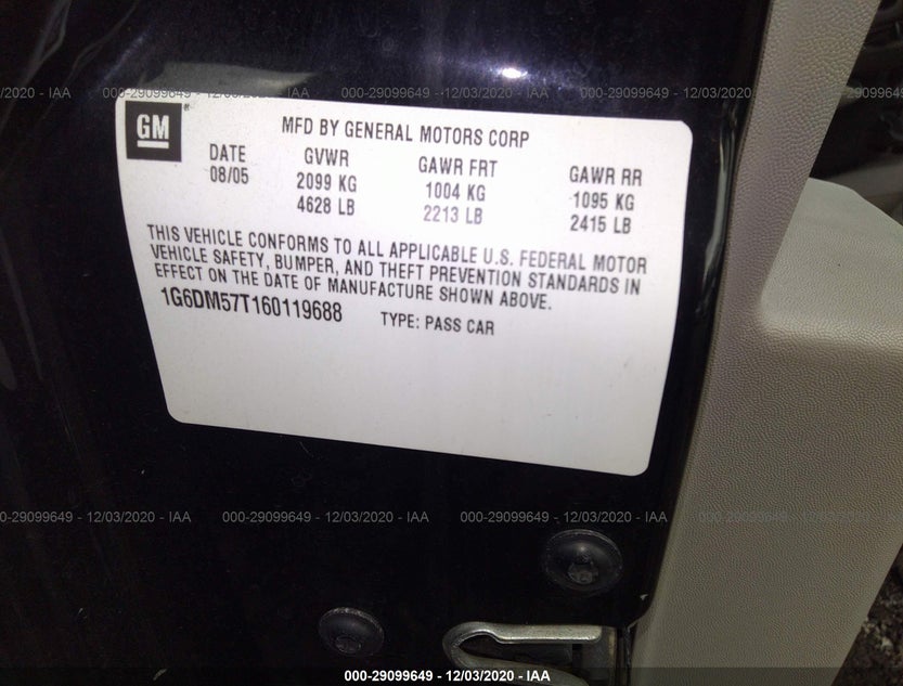 1G6DM57T160119688