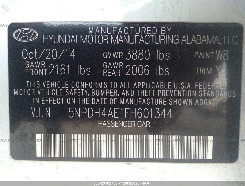 5NPDH4AE1FH601344