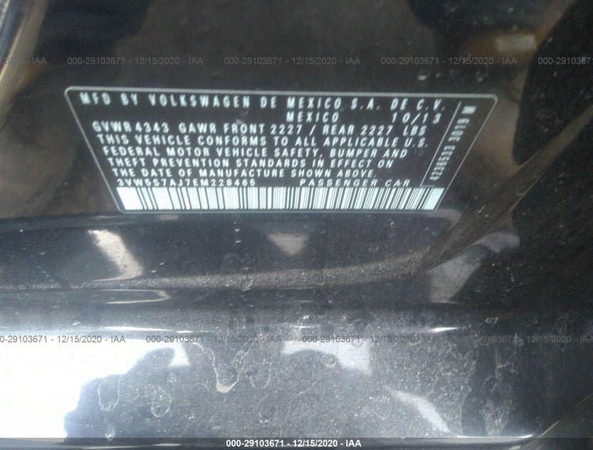 3VW5S7AJ7EM228465