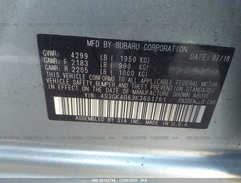 4S3GKAB63K3601761