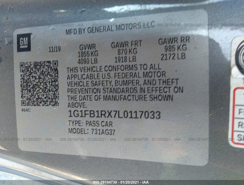1G1FB1RX7L0117033
