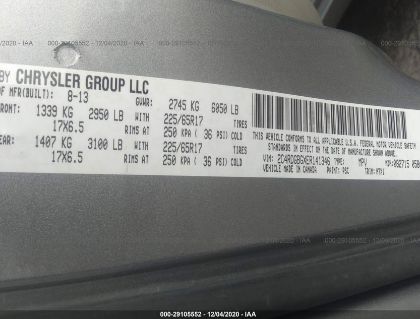 2C4RDGBGXER141346