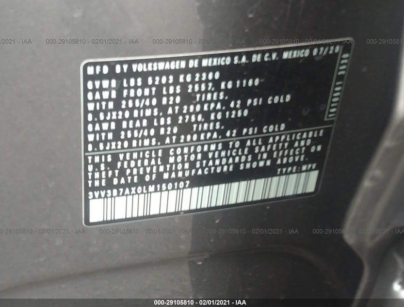 3VV3B7AX0LM150107