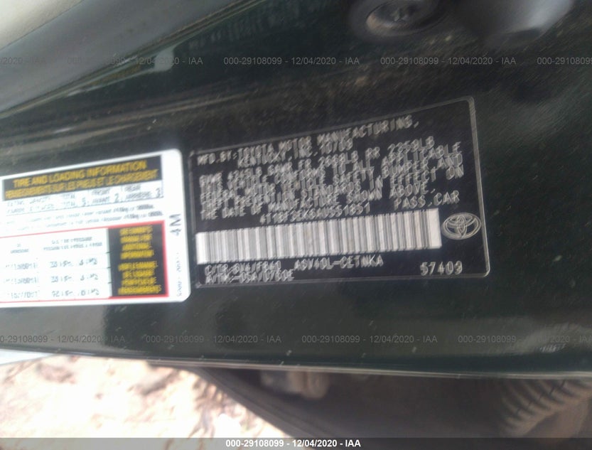 4T1BF3EK6AU551851