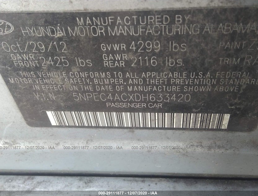 5NPEC4ACXDH633420