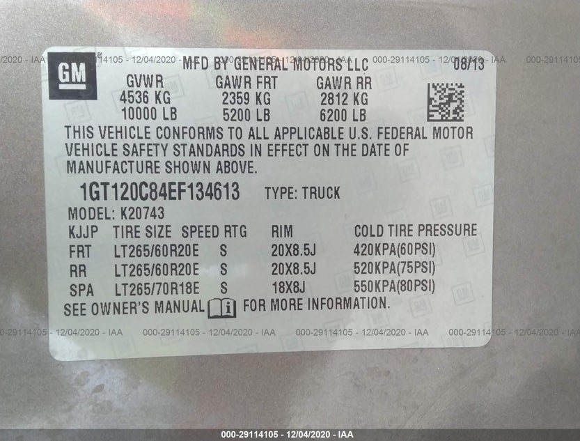 1GT120C84EF134613