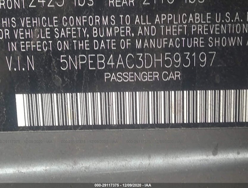 5NPEB4AC3DH593197