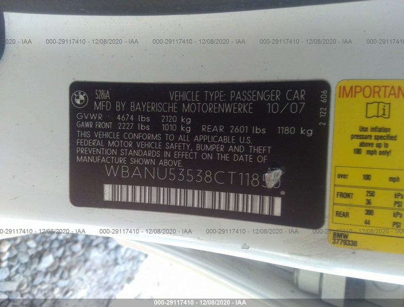WBANU53538CT11850