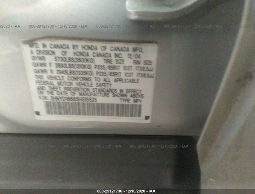 2HNYD18685H515525