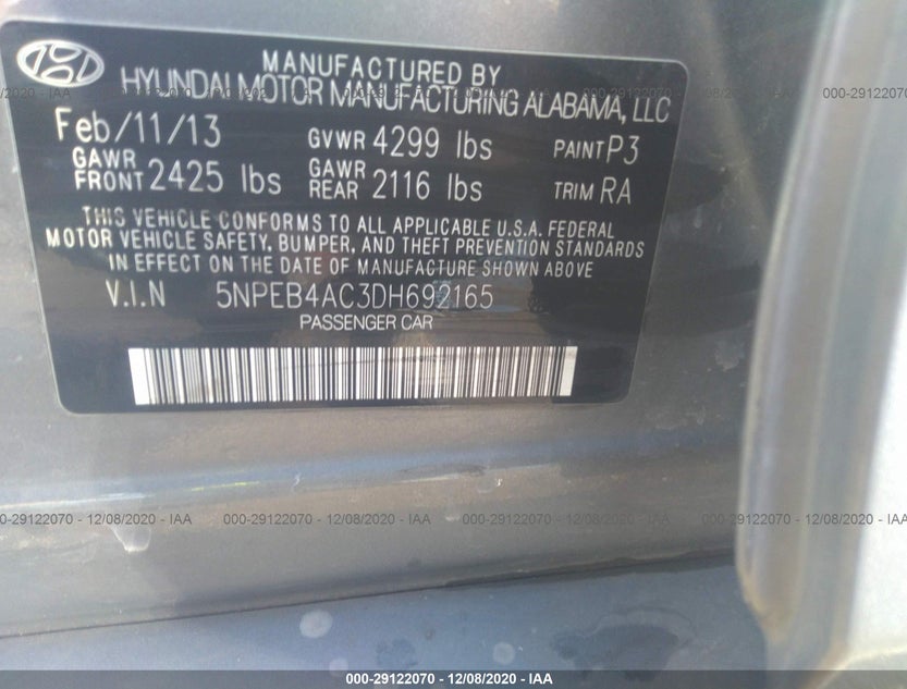 5NPEB4AC3DH692165