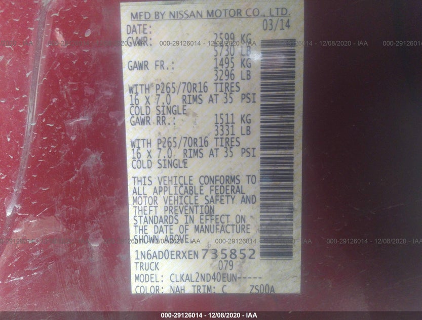 1N6AD0ERXEN735852