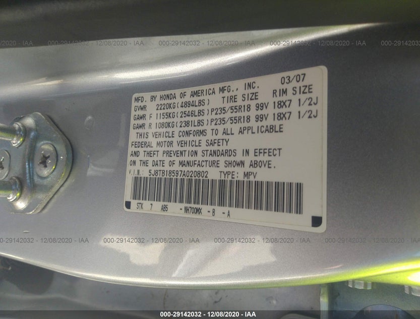5J8TB18597A020802