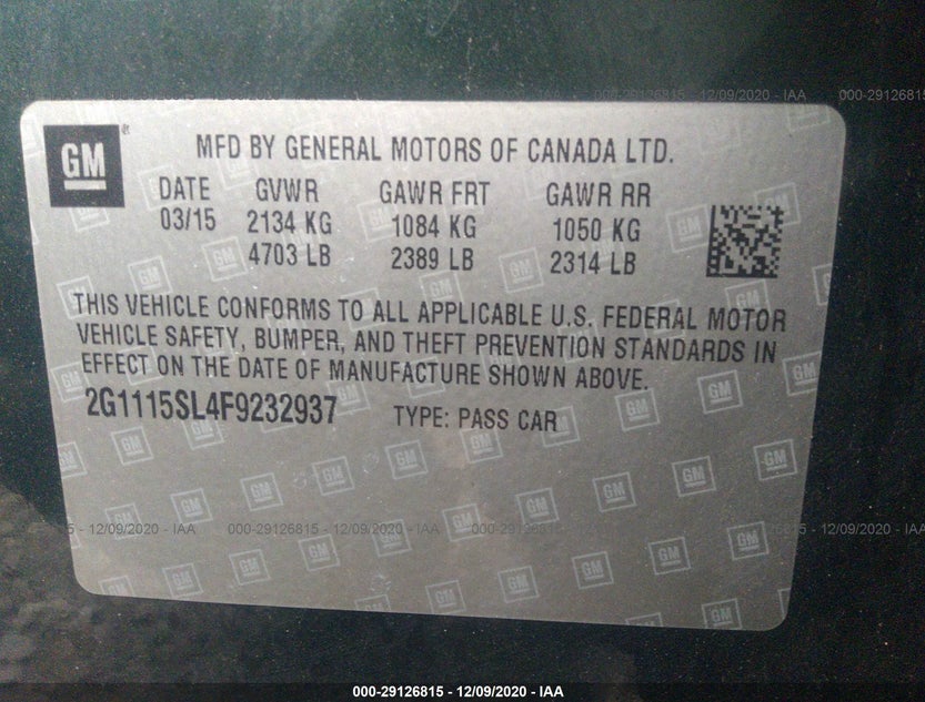 2G1115SL4F9232937
