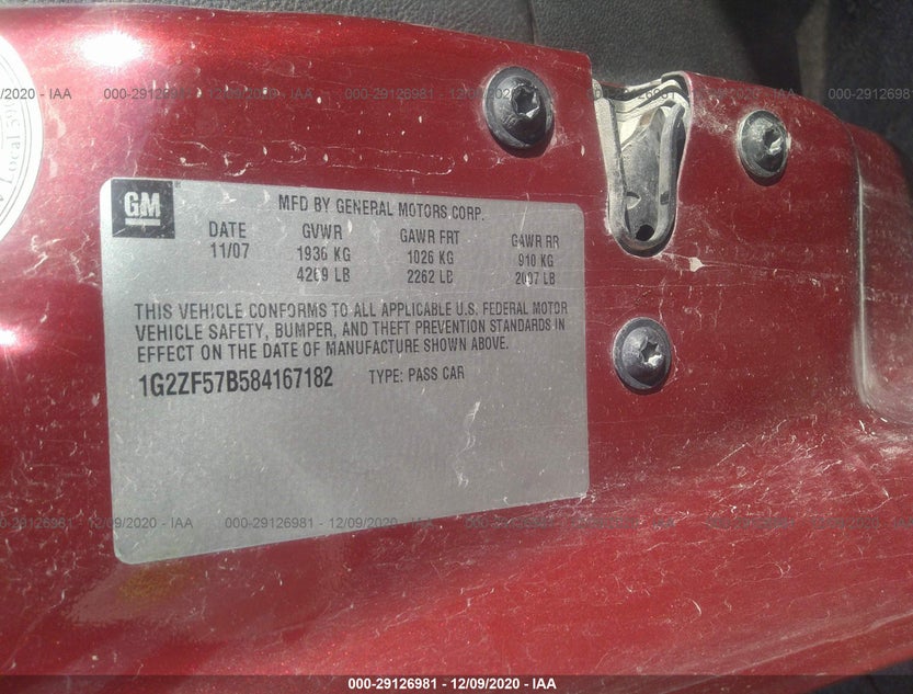 1G2ZF57B584167182