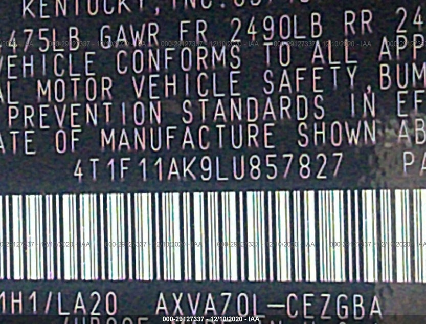 4T1F11AK9LU857827