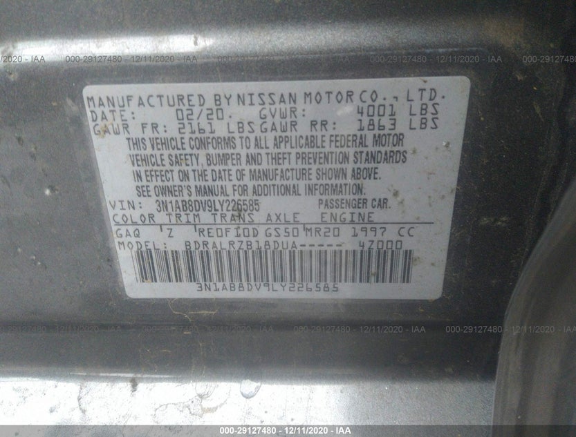 3N1AB8DV9LY226585