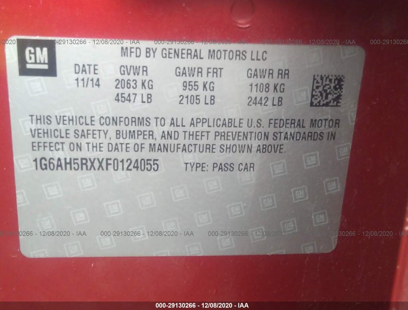 1G6AH5RXXF0124055