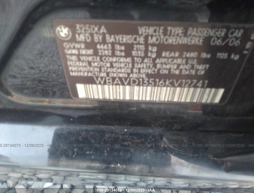 WBAVD13516KV12741