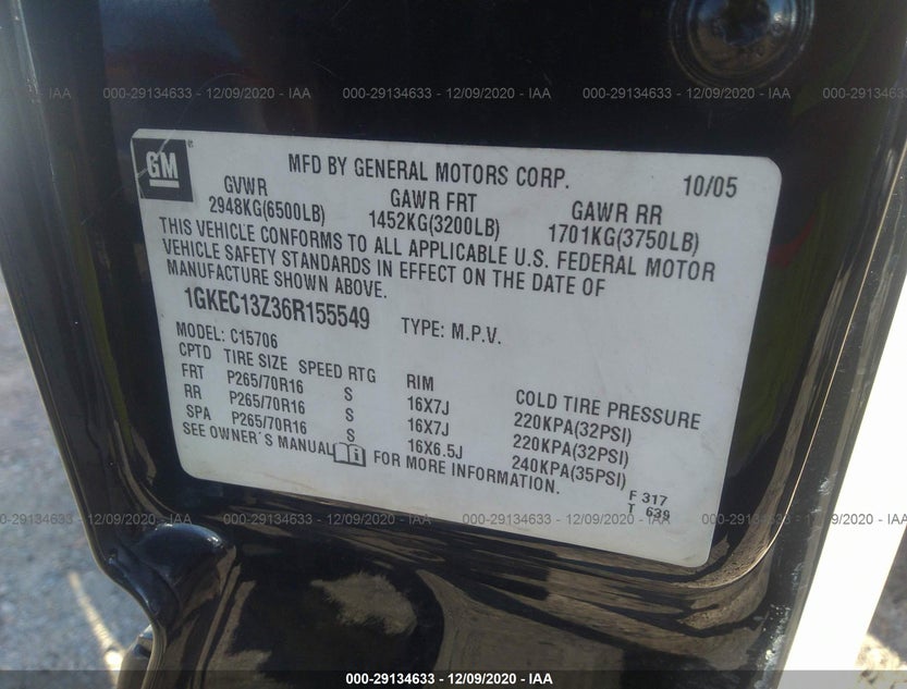 1GKEC13Z36R155549