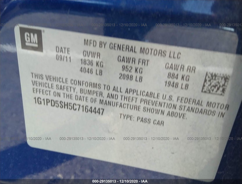 1G1PD5SH5C7164447