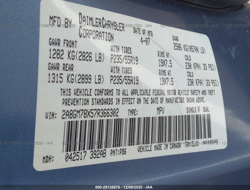 2A8GM78X57R366302