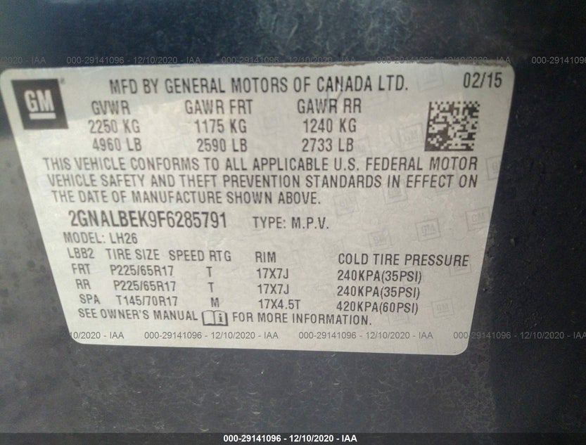 2GNALBEK9F6285791