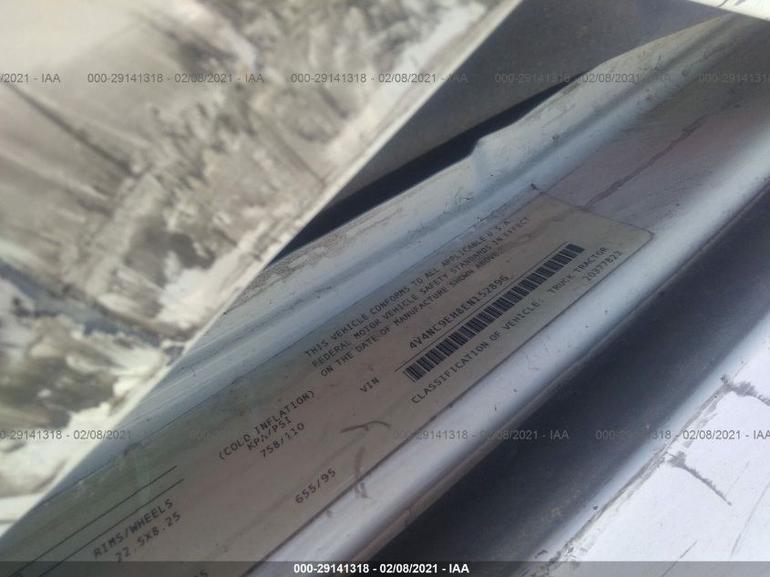 2014 Volvo Vn Vnl VIN: 4V4NC9EH8EN152896 Lot: 29141318