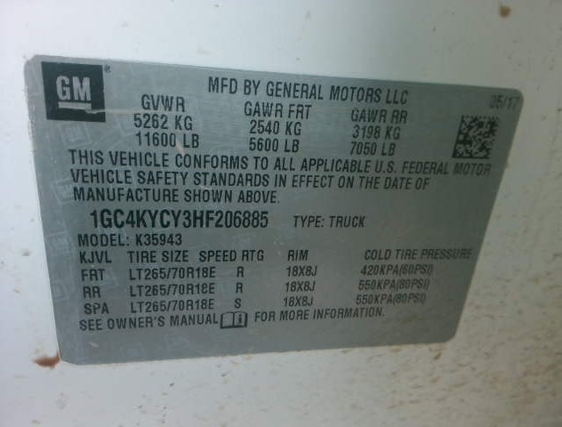 1GC4KYCY3HF206885