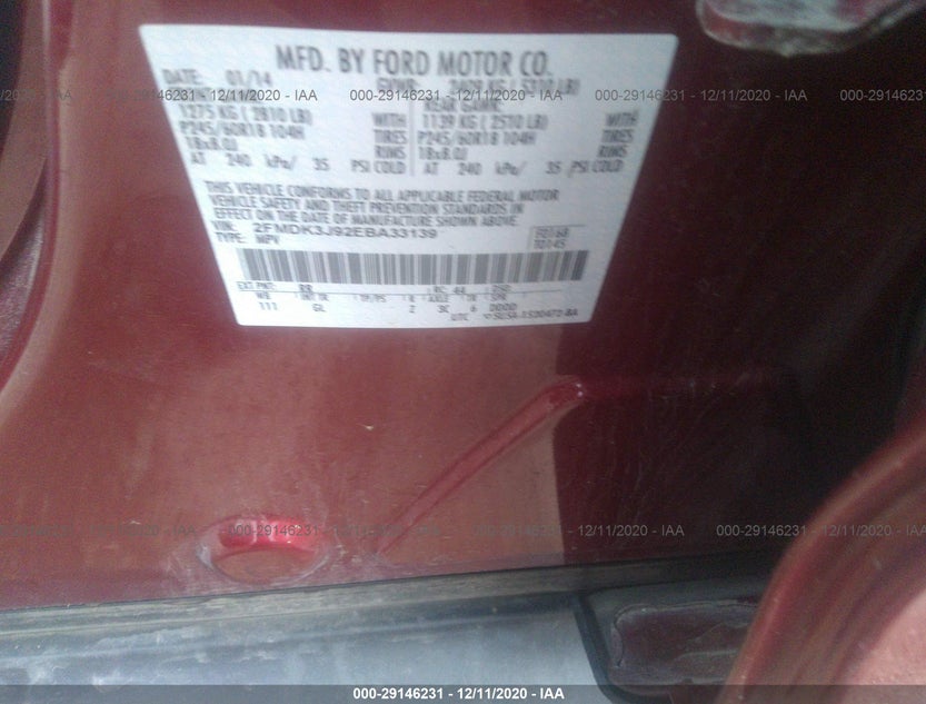 2FMDK3J92EBA33139