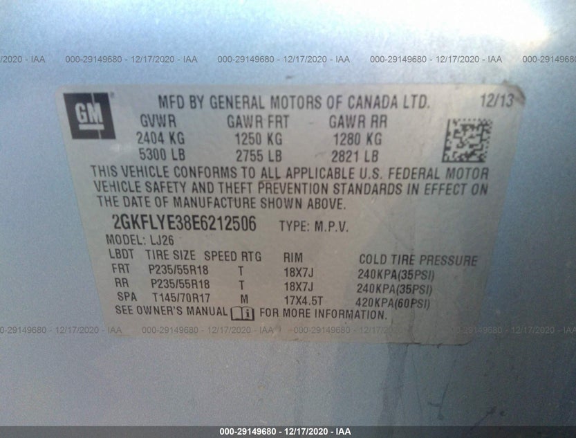 2GKFLYE38E6212506