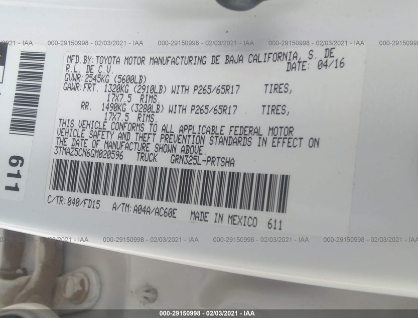 3TMAZ5CN6GM020596