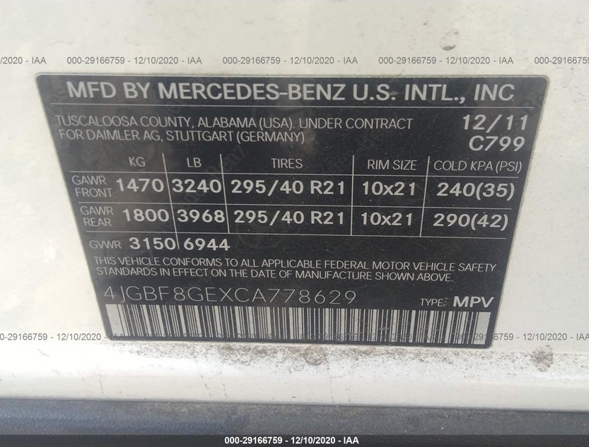 4JGBF8GEXCA778629