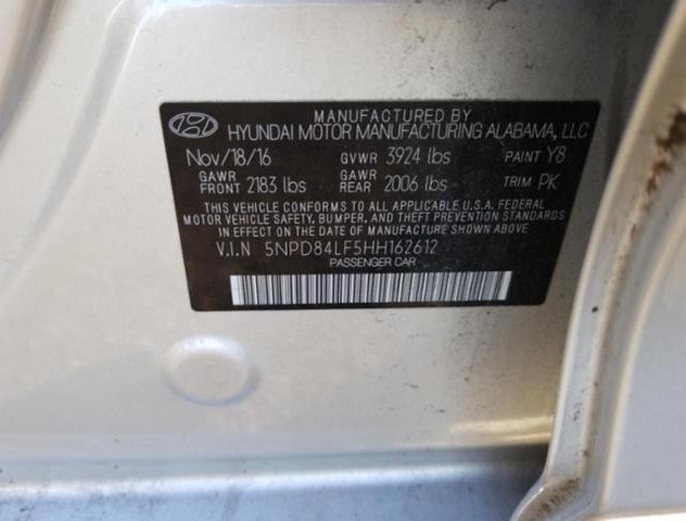 5NPD84LF5HH162612