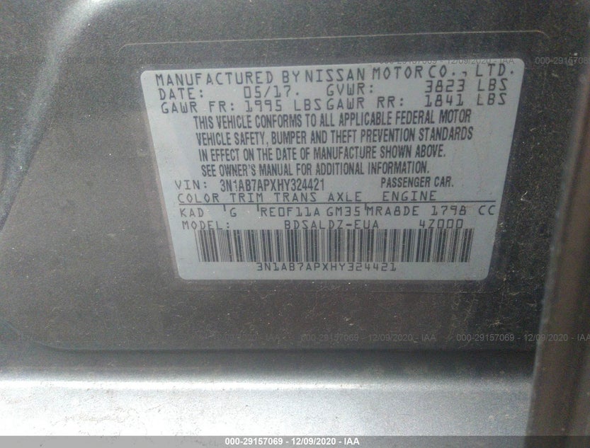 3N1AB7APXHY324421