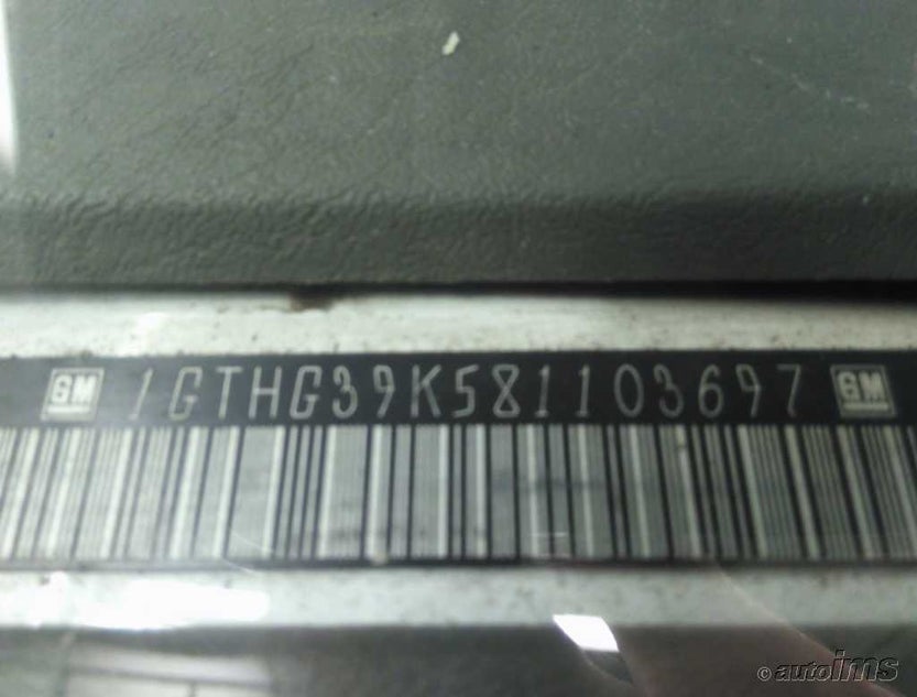 1GTHG39K581103697