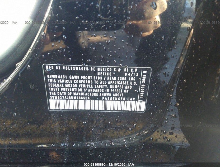 3VW637AJ6DM286504