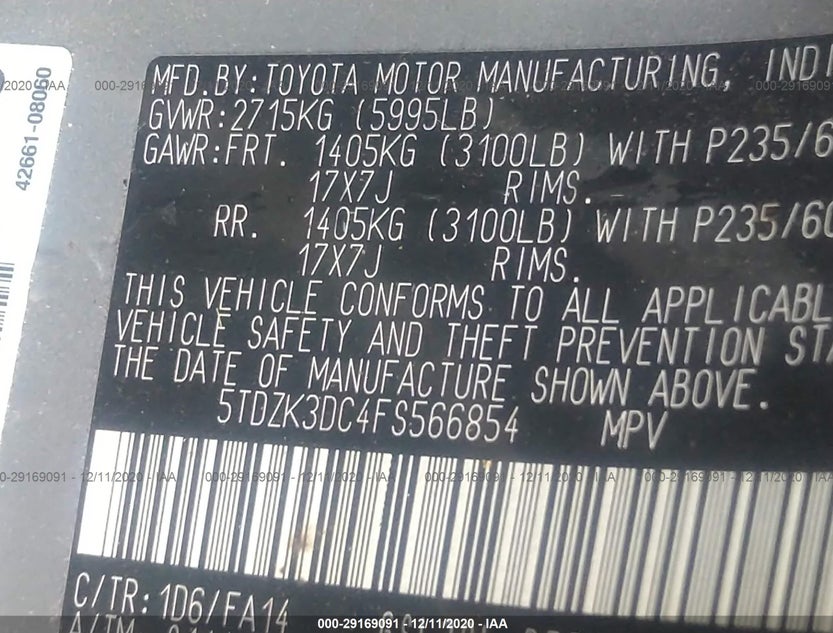 5TDZK3DC4FS566854