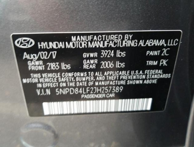 5NPD84LF2JH257389