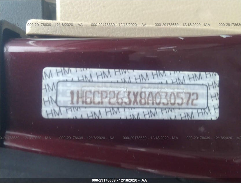 1HGCP263X8A030572