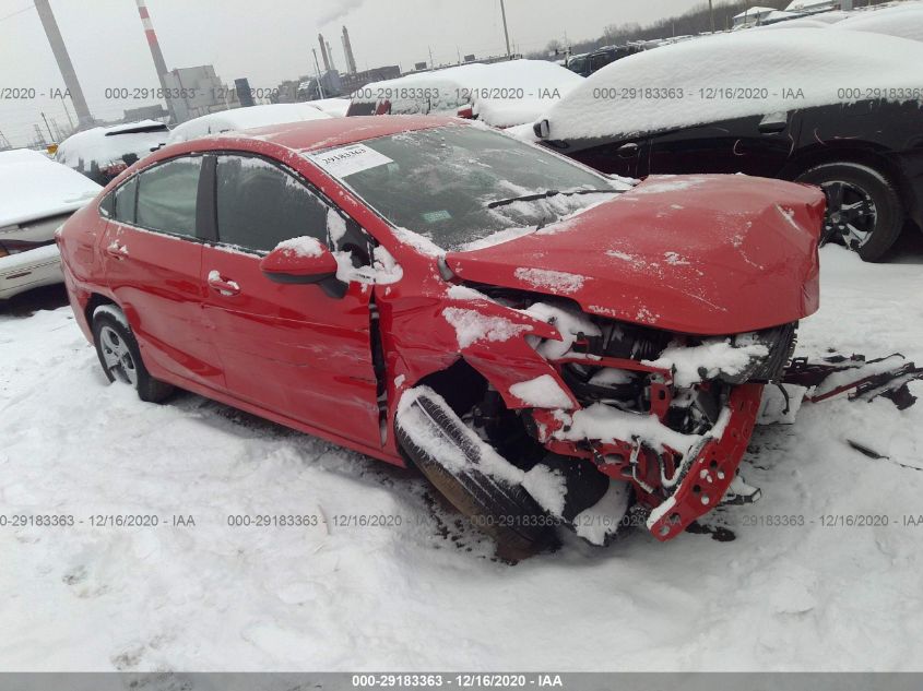 2018 Chevrolet Cruze Ls Auto VIN: 1G1BC5SM3J7160341 Lot: 29183363